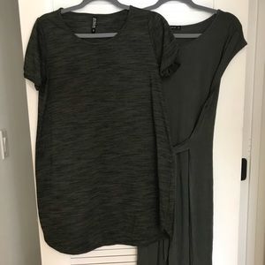 Forest green dress bundle